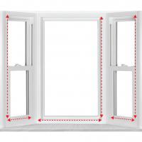 How to measure a bay window for interior shutter sizes