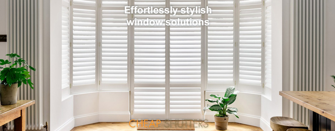 White label beautiful full-height window shutters for trade-only